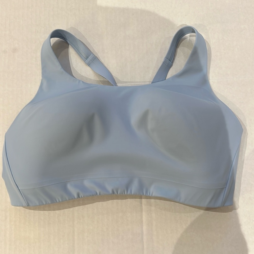 Athleta High Advance Bra B-G Sports Bra 38D Activewear. Baby Blue